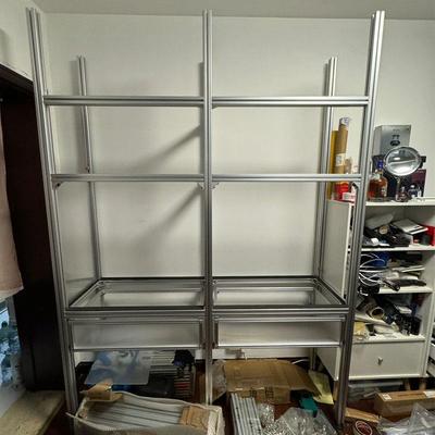 中网红款简易落架31506地古多层储物置物架家用卧室一隔字板展示