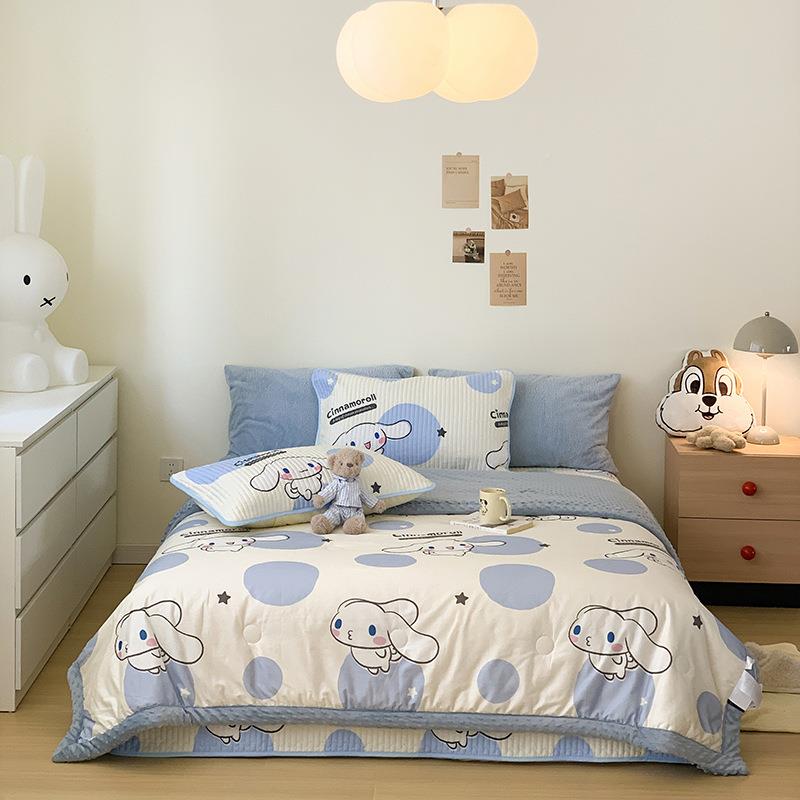 境三蒂鹂鸥桂狗全棉豆豆被库洛米被子哈跨玉利凯蒂豆豆米素毯美乐