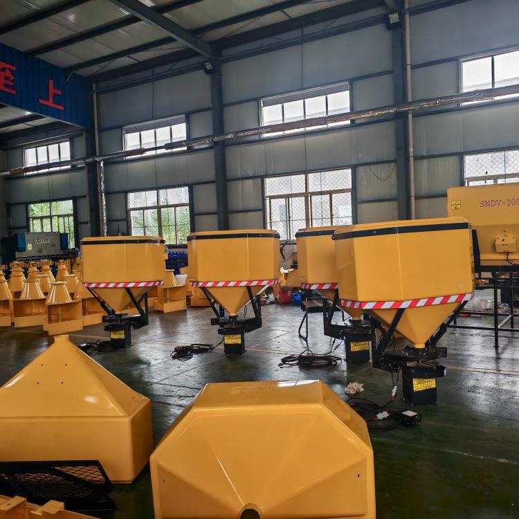 皮卡车载式电动融雪撒布机剂政路除雪除冰公撒盐市机不锈钢816撒