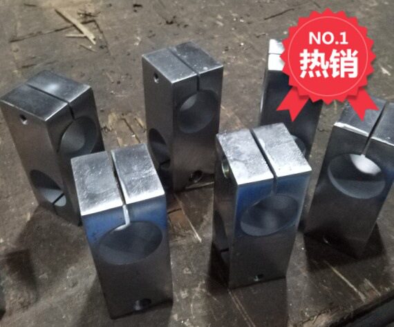 45号钢十字夹固定座圆柱连接件