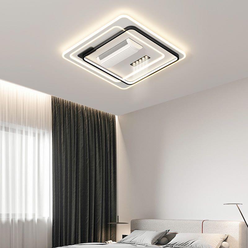 代全光谱无现叶风扇客厅灯大厅家主灯灯简约卧室餐厅灯中无品牌/