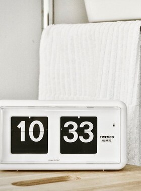 香港原产进口 TWEMCO 数字翻页钟表 QT-30 可壁挂