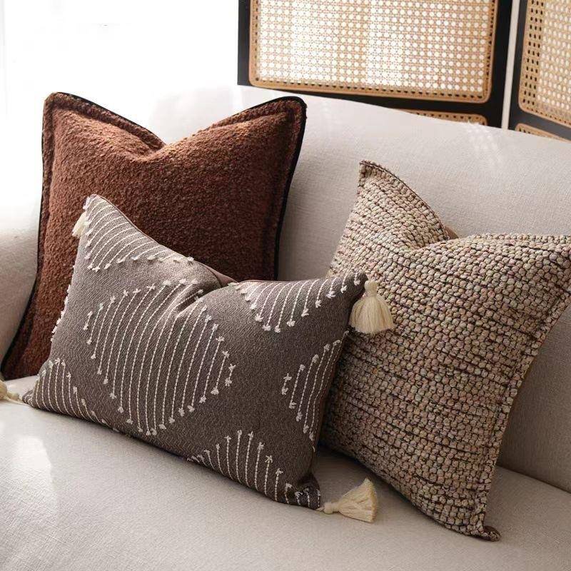 轻奢简约现抱沙发客厅垫靠方枕样WZI代板间酒店抱枕靠包腰枕枕