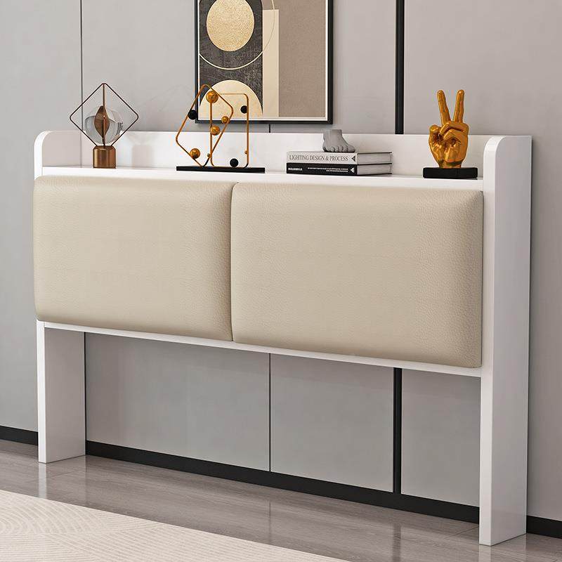 实头靠背板双木人头板榻652榻床米床床头单买简约款欧式软包床头