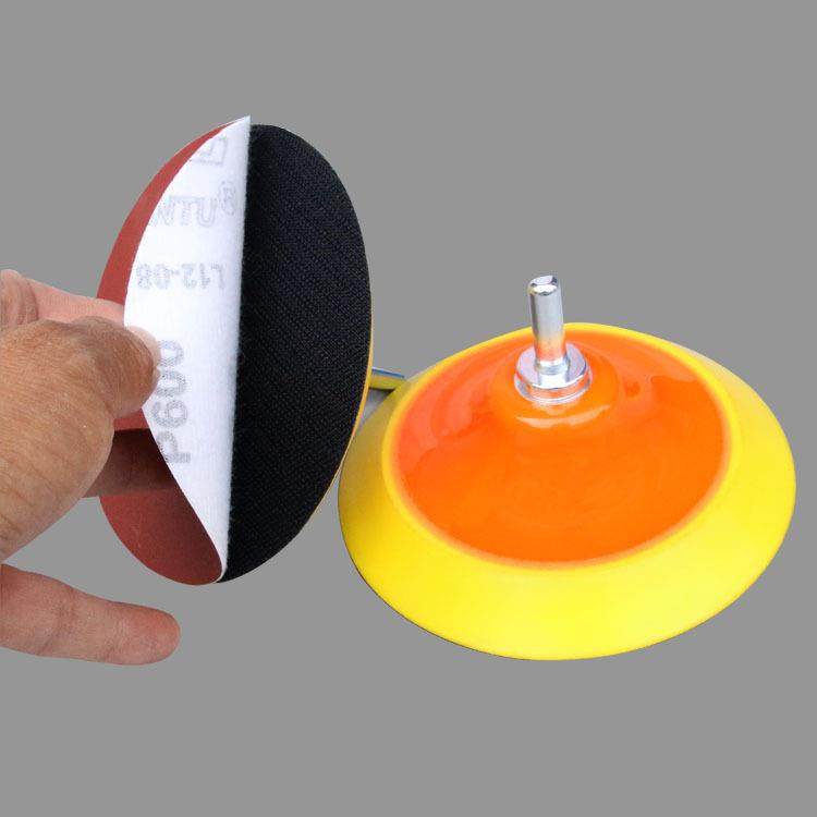 自3寸三植绒片干磨砂纸木工家具打磨抛40#(红砂光沙皮纸砂粘式盘,标准件/零部件/工业耗材,砂纸,淘宝优惠券,粉丝福利购,淘宝优惠卷