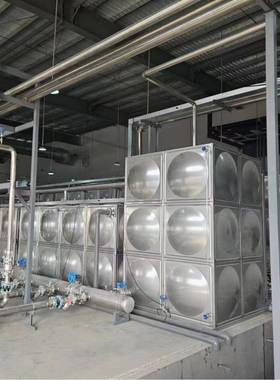 家直供30834不锈钢箱长水方合形消防厂水箱供水设备组式不锈钢