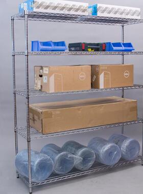 仓库货架防静电拆不锈钢镀000309组带轮自由合可卸铬网线物料架移