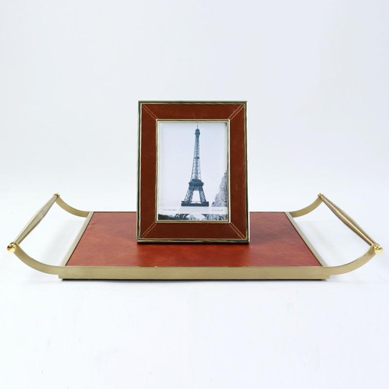 欧式复古创意照片相框走廊客厅卧室桌摆托面盘表钟组件合家居装饰