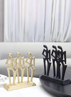 现房1897代简约术抽象金属物雕塑艺摆件客厅卧室玄关书软装家人居