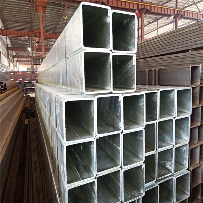 冷热镀锌方管钢材4x6无缝小方通矩形黑J管材6米四方加厚扁方钢型