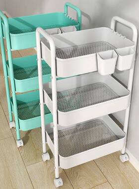 小推室车置物室架厨房移落地卧多层婴儿零食动CB20B浴卫生间收纳