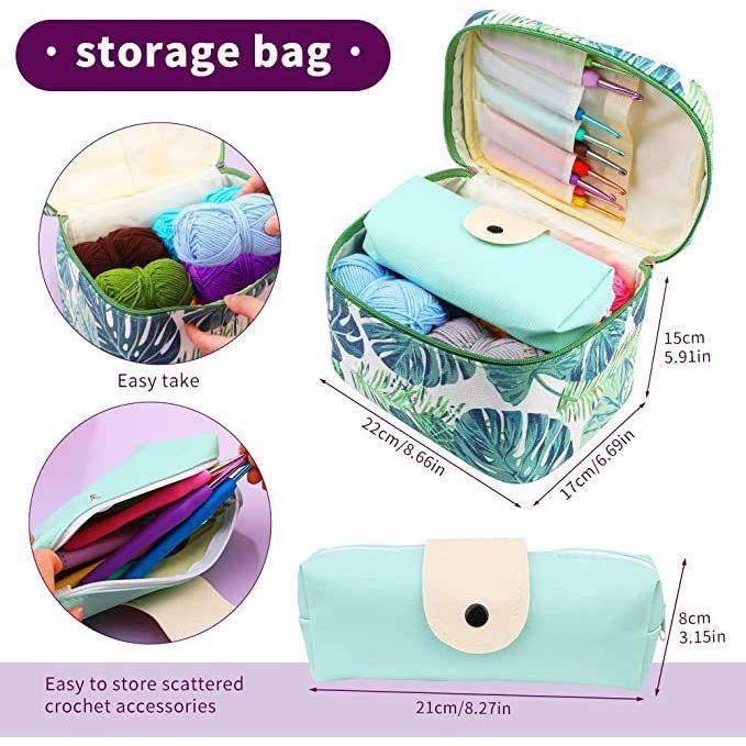 87件套初学者针套装塑料缝纫针缝合标针记收钩87件套初纳袋织材料