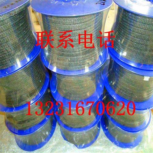 厂家生产黑聚氟盘943根黑四盘根四规格齐全黑色聚四氟乙氟烯盘根