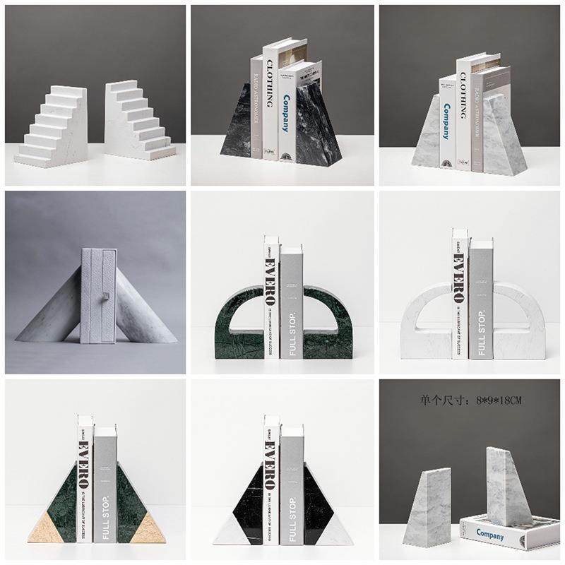 简约现代创意大理石书档书立软装样板间售楼部书房书夹家居装饰品,工业油品/胶粘/化学/实验室用品,其他实验室设备,淘宝优惠券,粉丝福利购,淘宝优惠卷