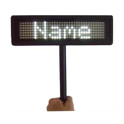 P3.66-12X56红色手持式横向滚动信息LED迷你信息接机牌显示屏