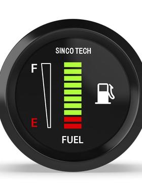 热销2英寸52MM汽车油量表Led油位计12V汽车仪表改装仪表