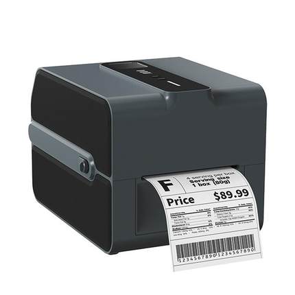 译维Z50S60S亚银纸标签打印机高清热转印铜版纸吊牌洗水唛固定资