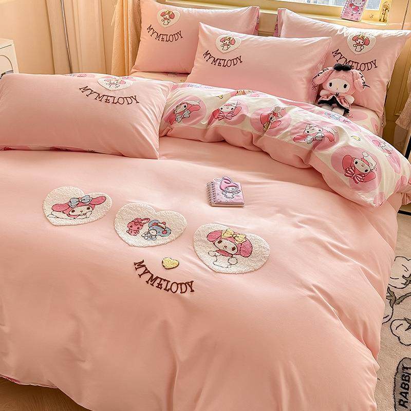 库洛床上儿童色美乐蒂三件套床品女孩米粉四件套床单被套纯棉全棉,机械设备,其他机械设备,淘宝优惠券,粉丝福利购,淘宝优惠卷