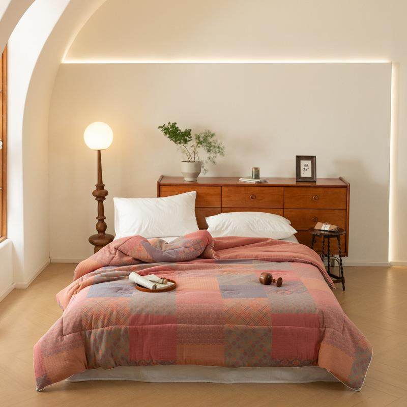 A类全棉色织提花双层纱春秋被芯冬被柔软舒适整张羽丝棉被芯夏被a,机械设备,其他机械设备,淘宝优惠券,粉丝福利购,淘宝优惠卷