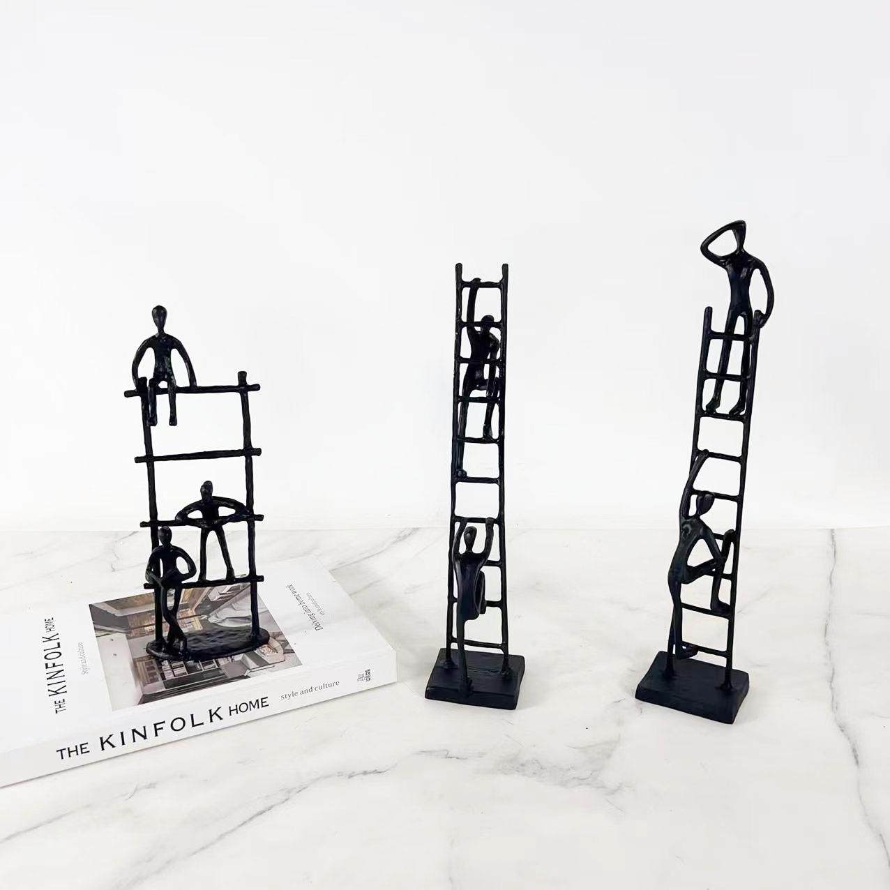 北欧黑色攀登人摆件样板房售楼部卧室书房客厅桌面电视柜玄关饰品,纺织面料/辅料/配套,纺织机械配件,淘宝优惠券,粉丝福利购,淘宝优惠卷