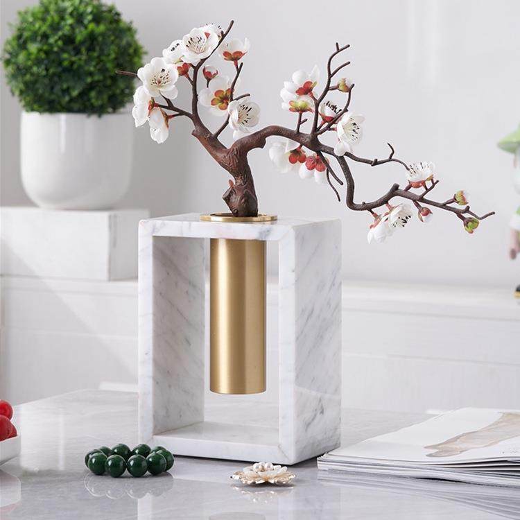 北欧简约大理石花瓶创意镀金干花仿真花花器家居摆件器皿,机械设备,其他机械设备,淘宝优惠券,粉丝福利购,淘宝优惠卷