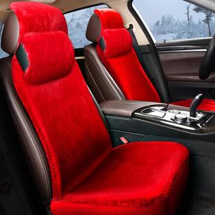 DLS冬季 潢座垫座套内饰用品饰品 毛绒小蛮腰汽车坐垫保暖改装