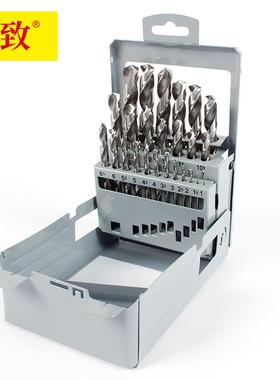 25支套HSS高速钢全磨钻套钻直柄麻花钻专打不锈钢钻头