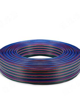 RGB连接线20AWG4pin并线4pin灯具灯带延长线1007彩排线