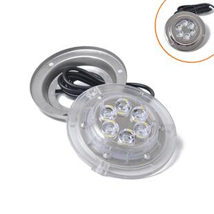 外贸不锈钢水底灯船用游艇配件12V防水LED水底灯畅销款