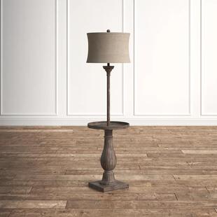 复古实木落地灯美式乡村风格卧室灯立式灯具客厅餐厅落地灯软装灯