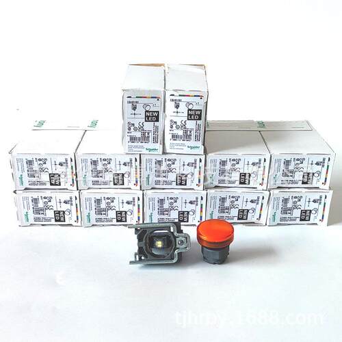 XB4BV金属指示灯XB4BVB5黄色额定电压24VAC/DC圆形22mmLED