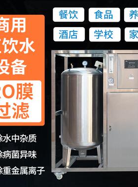 0.5吨大型商用纯水设备RO反渗透过滤纯净水原水处理纯净水设备