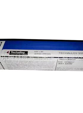 泰克罗l伊E38521R5不锈钢合金丝Techaloy385直条装氩弧焊焊丝