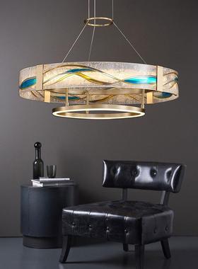 025新款铜灯客厅吊2灯现代大气全轻奢复65768式新中式具国风茶室