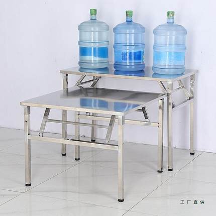 餐不锈钢用折叠桌桌家宿舍出F5M7MST9租房吃饭桌写字习桌摆摊便携