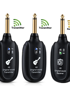 A8 One to Two Guitar Wireless Transceiver Wireless Transmiss