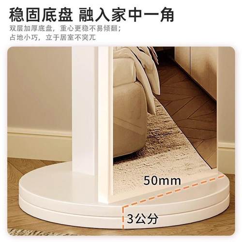 盛邦荣公主EXB全身镜置穿衣镜架试多衣镜家用功能一体衣帽架挂物