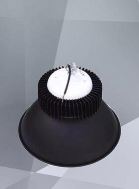 黑色鳍VHL片工矿灯照led厂房W灯车间仓亮库超150工业明吊灯罩子10