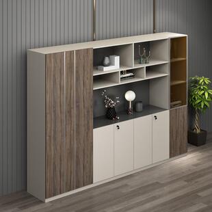 板资式办公室书柜办家公料具挂衣柜办公柜121子财务文件柜落地档