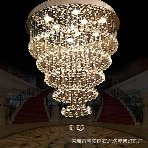 境圆形ld餐简厅水484晶吊灯现跨代约时e尚卧室灯书房灯客厅吸顶灯