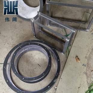 进10mm厚PVC变径软接DN9连口00RJY活性炭设备出PVC软接头