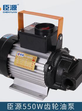 电动电抽油泵550W轮泵抽机油大CBX功率动齿加油泵柴油煤油吸油自