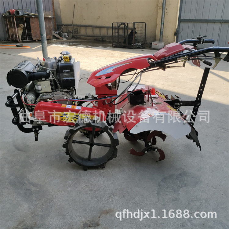 柴油四驱微耕旋耕机翻地松土开沟
