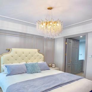 高端轻奢客档厅水晶吊灯高设637计师别墅卧室餐样厅板间厅展枝形