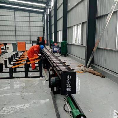 山东交建供武深高速数控棒材钢筋剪切机器人钢筋锯切线价格