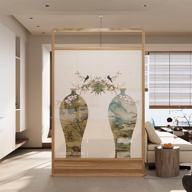 入户门平平安安隔断屏风装饰客厅可移动落地实木乔其纱座屏,农用物资,其他肥料,淘宝优惠券,粉丝福利购,淘宝优惠卷