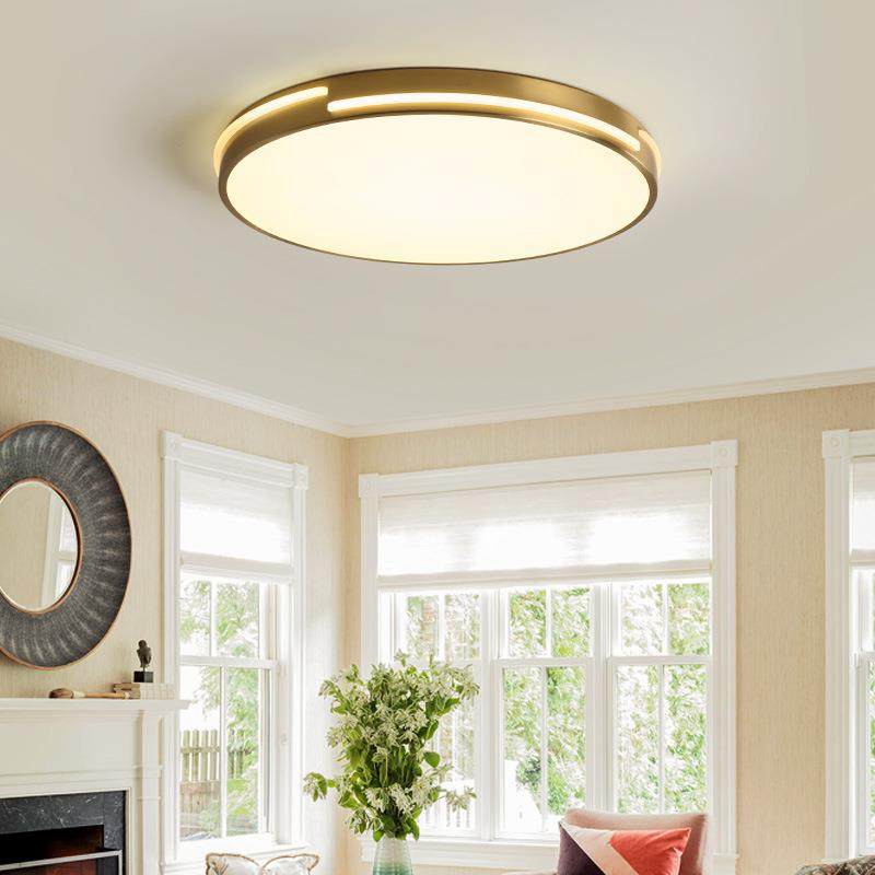 薄款led吸顶灯圆形卧室灯简约现代阳台房间灯全铜客厅灯北欧灯具,鲜花速递/花卉仿真/绿植园艺,割草机/草坪机,淘宝优惠券,粉丝福利购,淘宝优惠卷