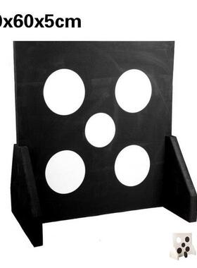 趣味箭靶五目五孔箭靶攻防箭箭靶弓箭CS箭靶60x60x5cm包邮
