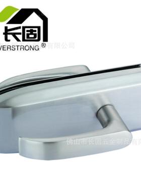 玻璃对墙款长固ST-G008单开玻璃门中央锁锌合金门锁工程配套五金