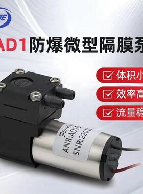 微型气泵-AD1DC3EX-B缘循便携防爆空气采样泵隔膜微型真空泵
